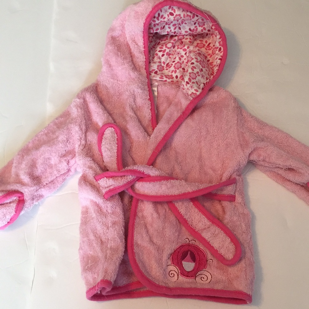 Disney baby  pink robe one size